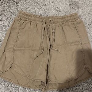 Women's Tan Casual Shorts
